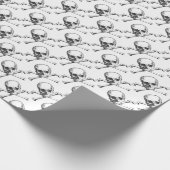 Piraten-Schädel-und Crossbone Geschenk-Verpackung Geschenkpapier (Ecke)