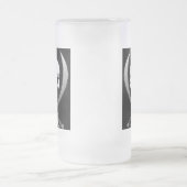 Piraten-Schädelbier-Tasse Mattglas Bierglas (Mittel)