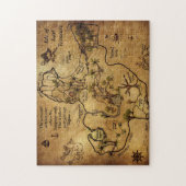 Piraten-Schatz-Karte Puzzle (Vertikal)