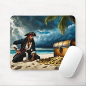 Piraten Schatz Mousepad (Mit Mouse)