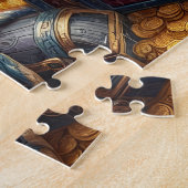 Piraten-Schatzkarte Puzzle (Seite)