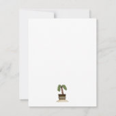 Piraten ・ Schatztruhe Einladung (Rückseite)