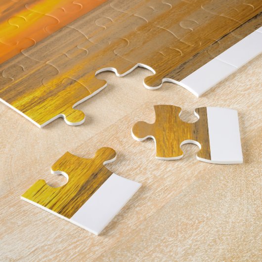 Piraten-Schiff am Sonnenuntergang Puzzle (Seite)