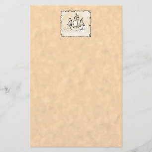 Piraten-Schiff Briefpapier