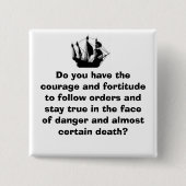 Piraten-Schiff Button (Vorderseite)