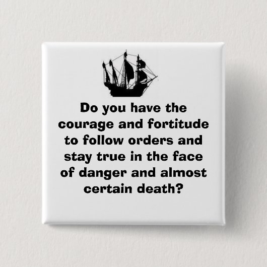 Piraten-Schiff Button (Vorderseite)