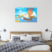 Piraten Schiff Leinwanddruck (Insitu (Schlafzimmer))