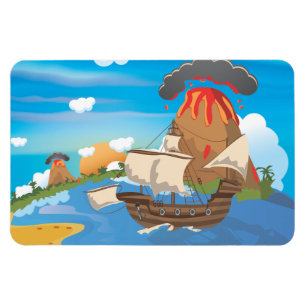 Piraten Schiff Magnet