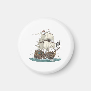 Piraten Schiff Magnet