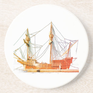 Piraten-Schiff San Salvador Getränkeuntersetzer