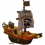 Piraten-Schiffs-Skulptur Freistehende Fotoskulptur<br><div class="desc">Arrrgh! Seien Sie ein Pirat. Verbinden Sie die Crew. Reise durch das karibische Meer.</div>