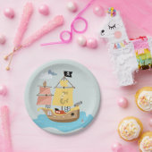 Piraten-Schiffs-WegwerfTeller Pappteller (Party)