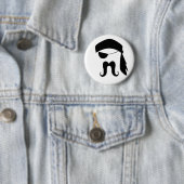Piraten-Schnurrbart Button (Beispiel)