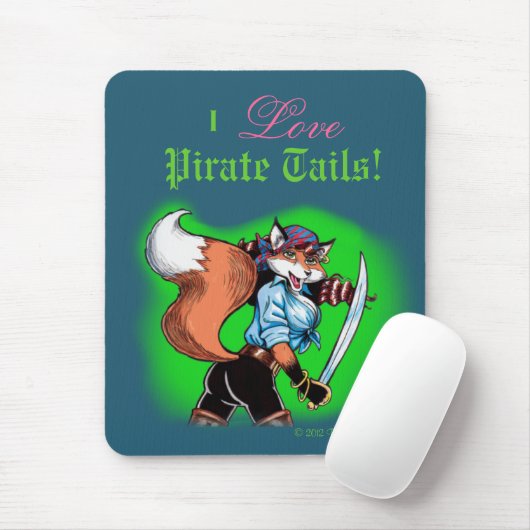 Piraten-Schwänze Mousepad (Mit Mouse)
