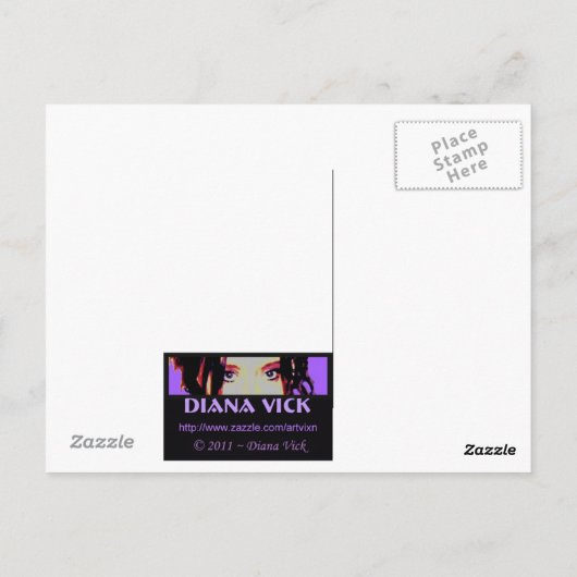 Piraten Schwänze Postkarte (Rückseite)