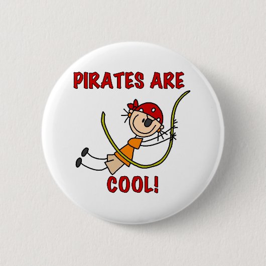 Piraten sind cool button (Vorderseite)
