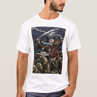 Piraten-Skelett-T-Shirt T-Shirt