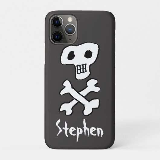 Piraten-Skull und Crossbones-Design Case-Mate iPhone Hülle (Rückseite)