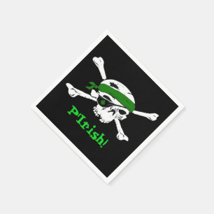 Piraten-St Patrick TagesParty-kundenspezifische Serviette
