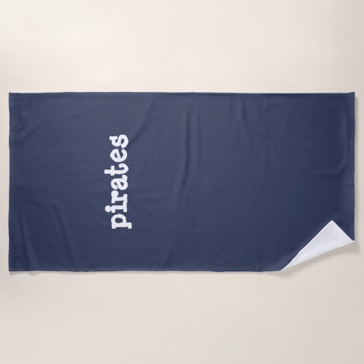 Piraten Strandtuch (Vorderseite)