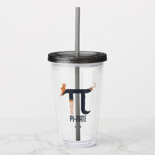Piraten-Symbol Acryltrinkbecher
