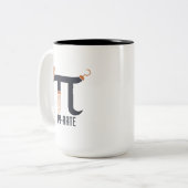 Piraten-Symbol Zweifarbige Tasse (Vorderseite Links)