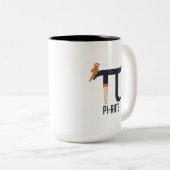 Piraten-Symbol Zweifarbige Tasse (VorderseiteRechts)