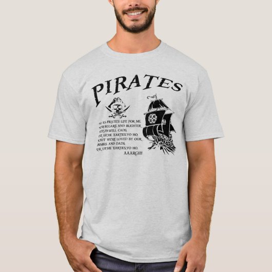Piraten T-Shirt (Vorderseite)