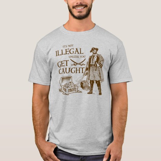 Piraten T-Shirt (Vorderseite)