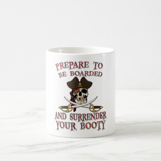 Piraten-Tasse Kaffeetasse (Mittel)