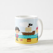 Piraten-Tasse Kaffeetasse (VorderseiteRechts)