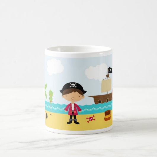 Piraten-Tasse Kaffeetasse (Mittel)