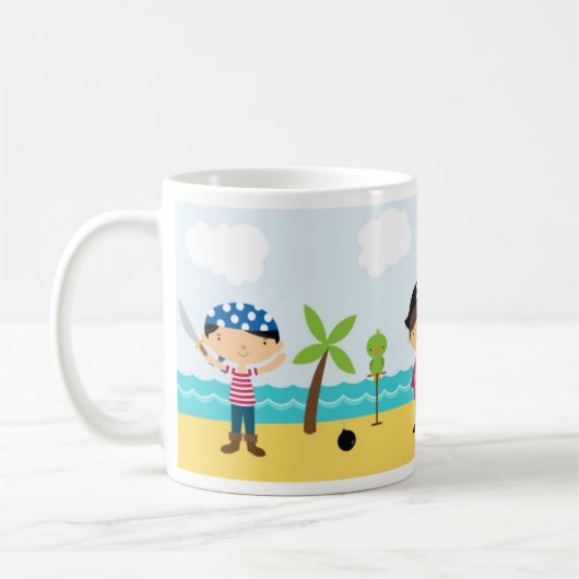 Piraten-Tasse Kaffeetasse (Links)