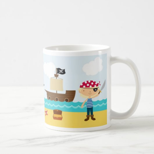 Piraten-Tasse Kaffeetasse (Rechts)