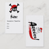 Piraten-Telefonkarte Telefonnummerkarte (Vorne/Hinten)