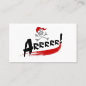 Piraten-Telefonkarte Telefonnummerkarte (Rückseite)