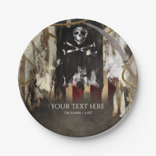 Piraten-Thema-Geburtstag oder Junggeselle-Party Pappteller