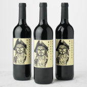 Piraten-Thema mit Personalisiertem Advent Weinetikett (Flaschen)