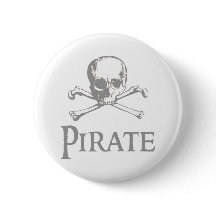 Piraten-Totenkopf mit gekreuzter Knochen