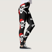 Piraten-Totenkopf mit gekreuzter Knochen Leggings (Rechts)