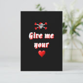 Piraten und Herz (Stehend Vorderseite)