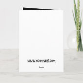 Piraten und Monogramm Karte (Rückseite)