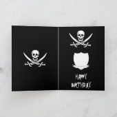 Piraten und Monogramm Karte (Innenseite)