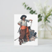 Piraten und Schätze Postkarte (Stehend Vorderseite)
