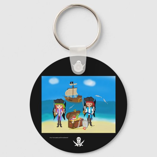 Piraten und Schlüsselanhänger Treasure (Vorderseite)