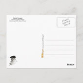 Piraten vergrabener Schatz Postkarte (Rückseite)