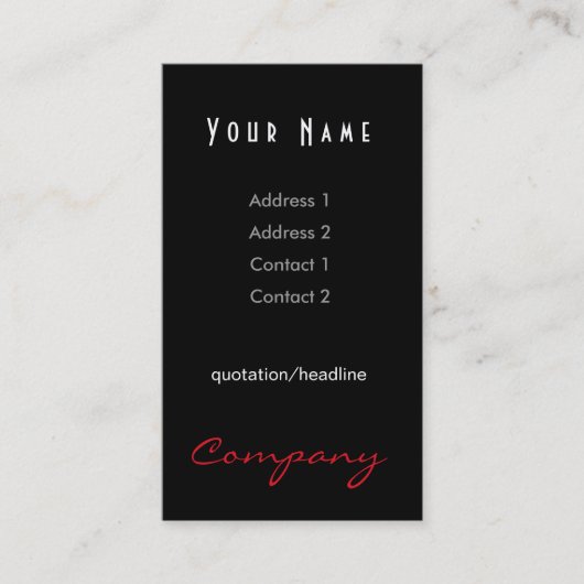 Piraten-Visitenkarte Visitenkarte (Vorderseite)