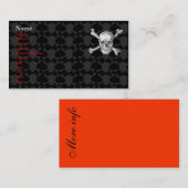 Piraten-Visitenkarteschablone Visitenkarte (Vorne/Hinten)