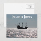 Piraten von Florida Postkarte (Vorne/Hinten)