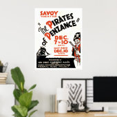 Piraten von Penzance 1938 WPA Poster (Heimbüro)